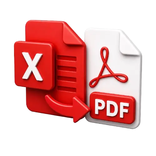 Excel to PDF Icon
