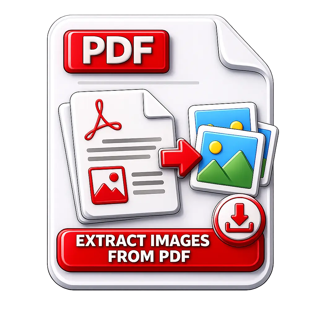 Extract Images from PDF Icon