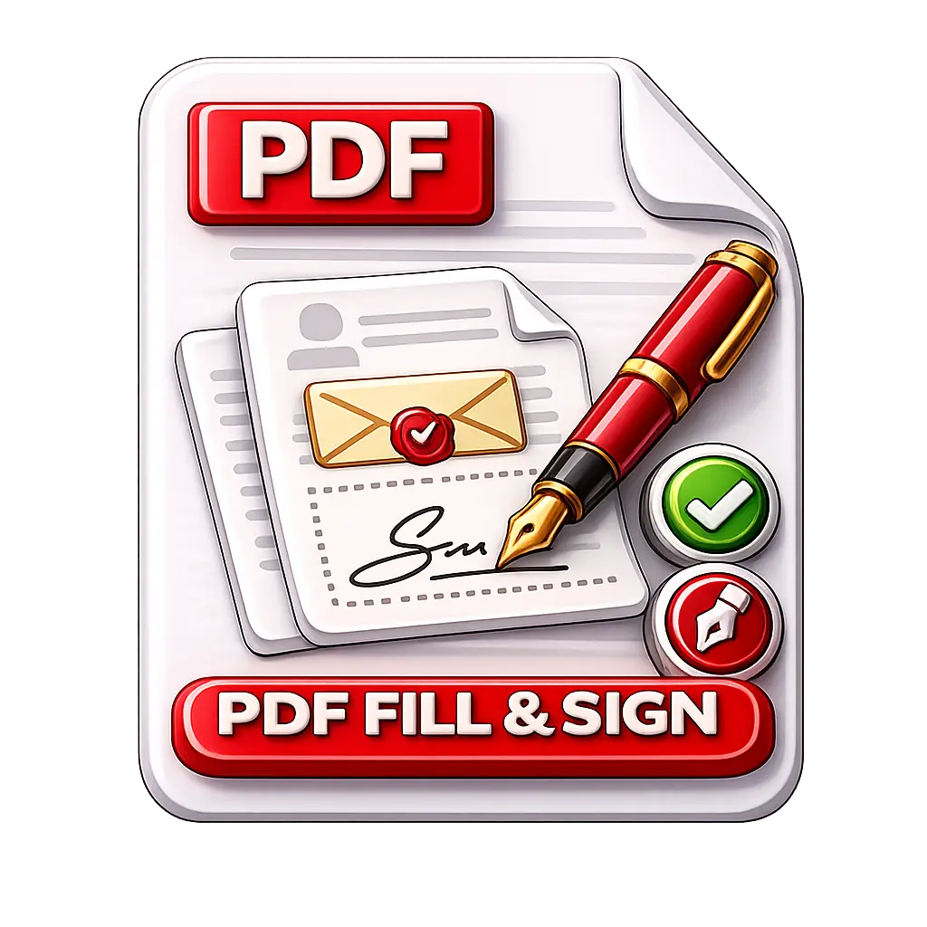 PDF Fill and Sign Icon