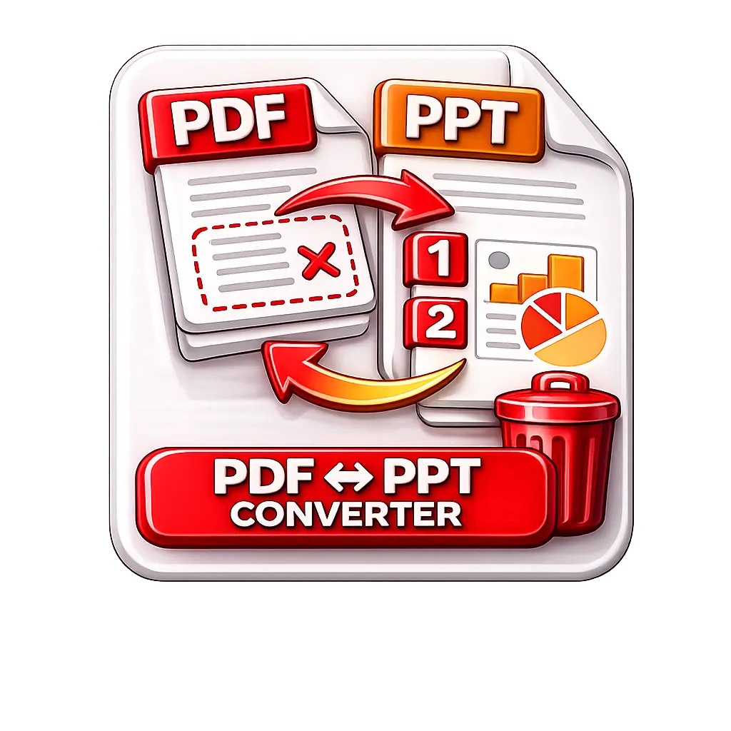 PDF to PPT Icon