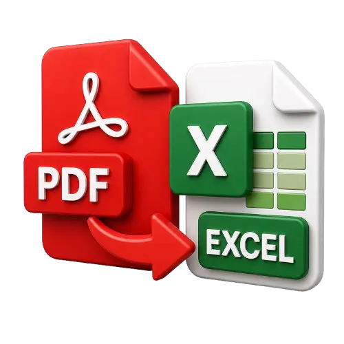 PDF to Excel Icon